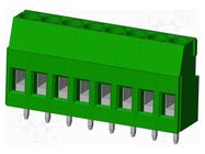 PCB terminal block; angled; on PCBs; THT,screw terminal; tinned AMPHENOL ANYTEK