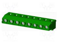 PCB terminal block; on PCBs; THT,screw terminal; terminal AMPHENOL ANYTEK