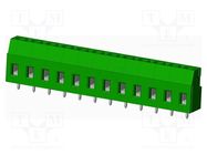 PCB terminal block; on PCBs; THT,screw terminal; terminal AMPHENOL ANYTEK