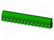 PCB terminal block; on PCBs; THT,screw terminal; terminal AMPHENOL ANYTEK