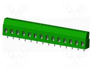 PCB terminal block; on PCBs; THT,screw terminal; terminal AMPHENOL ANYTEK