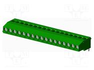 PCB terminal block; on PCBs; THT,screw terminal; terminal AMPHENOL ANYTEK