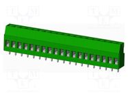 PCB terminal block; angled; 5mm; on PCBs; THT,screw terminal AMPHENOL ANYTEK