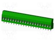 PCB terminal block; angled; on PCBs; THT,screw terminal; tinned AMPHENOL ANYTEK