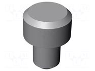 Assembly stud; Ø: 5mm; L: 6.8mm; black INGUN