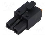 Pluggable terminal block; 7.62mm; ways: 2; straight; plug; female DEGSON ELECTRONICS