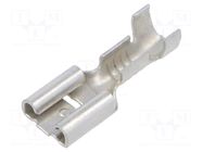 Terminal: flat; 6.3mm; 0.8mm; female; 1÷2.5mm2; crimped; for cable ERKO