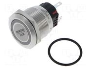 Switch: vandal resistant; Pos: 2; SPDT; 1A/220VAC; IP65; ON-(ON) ONPOW