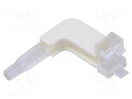 Fiber for LED; Ø2.8mm; L: 20mm; No.of mod: 1; Front: flat; H: 15mm BIVAR