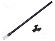 Fiber for LED; Ø5.1mm; L: 101.6mm; round; Front: convex; SMFLP2 BIVAR