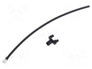 Fiber for LED; Ø4.2mm; L: 127mm; round; Front: convex; SMFLP BIVAR