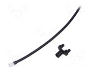 Fiber for LED; Ø4.2mm; L: 152.4mm; round; Front: convex; SMFLP BIVAR