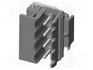 Pluggable terminal block; side,angled; socket; male; on PCBs; THT AMPHENOL ANYTEK