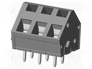 PCB terminal block; angled 45°; 5.08mm; ways: 3; on PCBs; 0.2÷4mm2 AMPHENOL ANYTEK