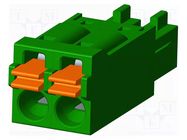 Connector: pluggable terminal block; plug; female; 5.5A; 300V AMPHENOL ANYTEK