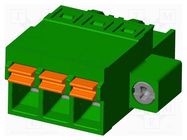 Pluggable terminal block; 5.08mm; straight; plug; female; UL94V-0 AMPHENOL ANYTEK