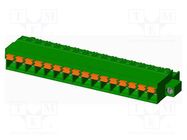 Pluggable terminal block; 5mm; straight; plug; female; for cable AMPHENOL ANYTEK