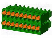 Pluggable terminal block; 3.5mm; straight; plug; female; UL94V-0 AMPHENOL ANYTEK