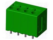 Connector: PCB terminal block; terminal; NJ; 32A; PIN: 4; angled AMPHENOL ANYTEK