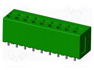 PCB terminal block; angled; 5mm; on PCBs; THT,spring clamp; 32A AMPHENOL ANYTEK