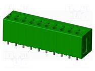 PCB terminal block; angled; 5mm; on PCBs; THT,spring clamp; 32A AMPHENOL ANYTEK