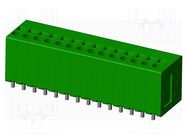 PCB terminal block; on PCBs; THT,spring clamp; terminal; tinned AMPHENOL ANYTEK