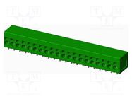 PCB terminal block; on PCBs; THT,spring clamp; terminal; tinned AMPHENOL ANYTEK