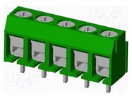 PCB terminal block; on PCBs; THT,screw terminal; terminal; T3 AMPHENOL ANYTEK