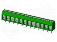 PCB terminal block; on PCBs; THT,screw terminal; terminal; T3 AMPHENOL ANYTEK