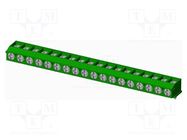 PCB terminal block; straight; 5mm; on PCBs; THT,screw terminal AMPHENOL ANYTEK