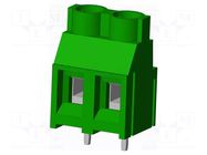 Connector: PCB terminal block; terminal; 30A; 300V; PIN: 2; angled AMPHENOL ANYTEK