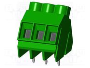 Connector: PCB terminal block; terminal; 30A; 300V; PIN: 3; on PCBs AMPHENOL ANYTEK