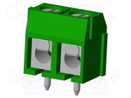 Connector: PCB terminal block; terminal; TC; PIN: 2; on PCBs; 1x2 AMPHENOL ANYTEK