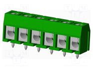 PCB terminal block; on PCBs; THT,screw terminal; terminal; TC AMPHENOL ANYTEK