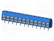 PCB terminal block; angled; 5mm; on PCBs; THT,screw terminal AMPHENOL ANYTEK