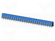 PCB terminal block; angled; 5mm; on PCBs; THT,screw terminal AMPHENOL ANYTEK