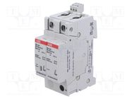 Surge arrester; Type 2; Poles: 1+N; In 8/20us: 40kA; -40÷80°C; IP20 ABB