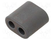 Core: ferrite; Core mat: Ni-Zn ferromagnetic; on cable; 760mm3 TDK