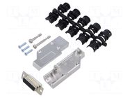 Connector: D-Sub; PIN: 15; plug; female; angled 90°; soldering ENCITECH