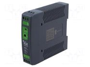 Power supply: switching; for DIN rail; 20W; 12VDC; 1.67A; IP20 BREVE TUFVASSONS