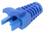 RJ45 plug boot; blue MH CONNECTORS