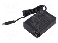Power supply: switching; mains,plug-in; 12VDC; 6.25A; 75W; 90% MEAN WELL