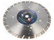Cutting diamond wheel; Ø: 350mm; Øhole: 25.4mm; Turbo Star NOZAR DIAMANTWERKZEUGE