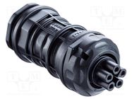 Connector: AC supply; soldering; female; 30A; for cable; IP68 AMPHENOL LTW