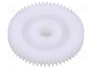 Spur gear; whell width: 6mm; Ø: 43.4mm; Number of teeth: 60 IGUS