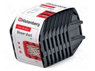 Container: cuvette; black; short; 144x118x84mm; 8pcs; KBISS15 KISTENBERG