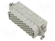 Connector: HDC; contact insert; female; CQEE; PIN: 64; 64+PE; 16A ILME