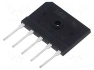 Bridge rectifier: three-phase; Urmax: 800V; If: 35A; Ifsm: 400A; THT LUGUANG ELECTRONIC