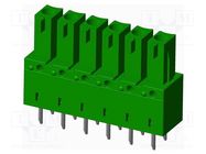 Pluggable terminal block; 3.81mm; straight; socket; female; THT AMPHENOL ANYTEK