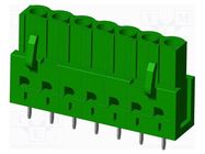 Pluggable terminal block; 5mm; straight; socket; female; on PCBs AMPHENOL ANYTEK